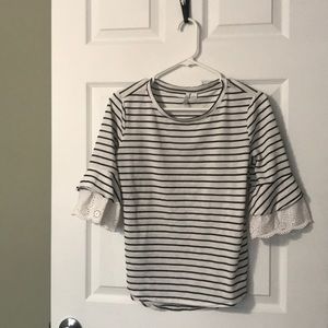 Elle brand 3/4 sleeve top